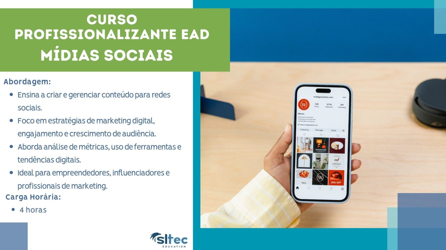 Sltec Rockefeller Profissionalizante Mídias Sociais – EAD – SLTEC Education